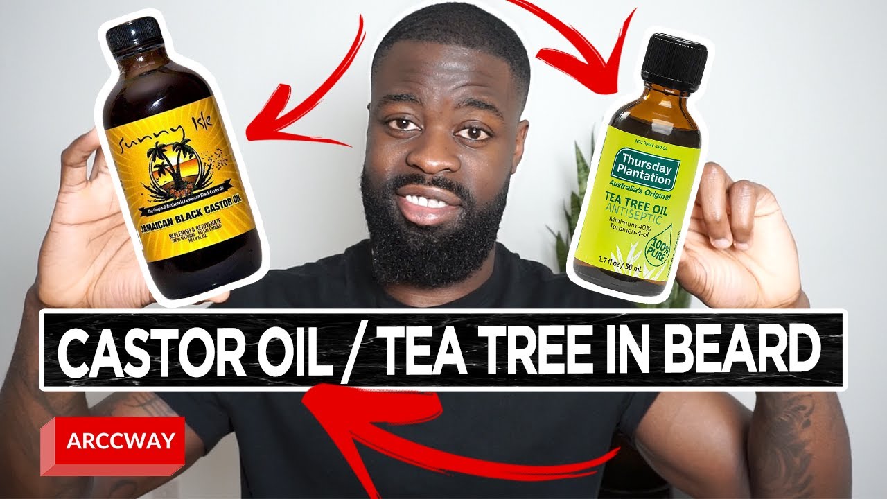 WHY AND HOW TO APPLY BLACK JAMAICAN CASTOR OIL & TEA TREE OIL IN BEARD! -  Beard Growther Oil