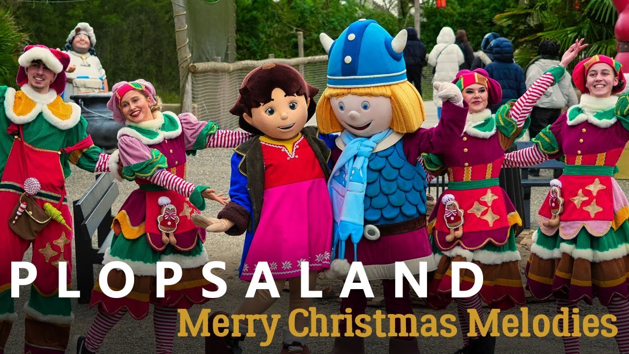 Merry Christmas Melodies met Heidi en Wickie de Viking @ Plopsaland De Panne Belgium