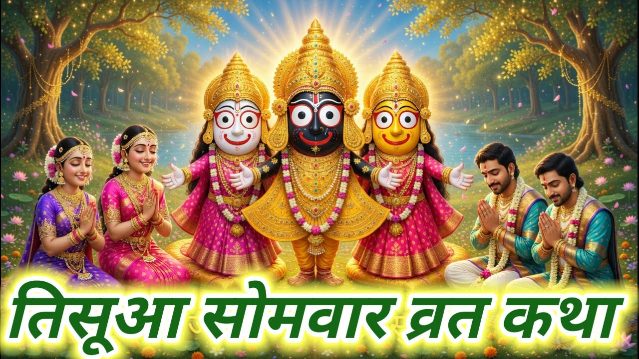 चैत्र मास प्रथम सोमवार कथा -तिसूआ सोमवार व्रत कथा  Somwar vrat katha - Somwar Jagannath Ji ki katha