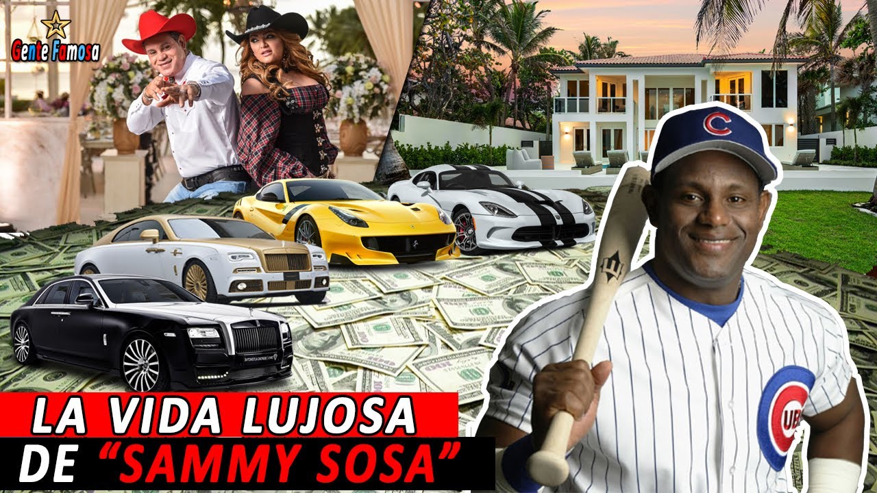 La Vida Lujosa de Sammy Sosa: Vehículos, Joyas, Fortuna, Propiedades & Más | Gente Famosa