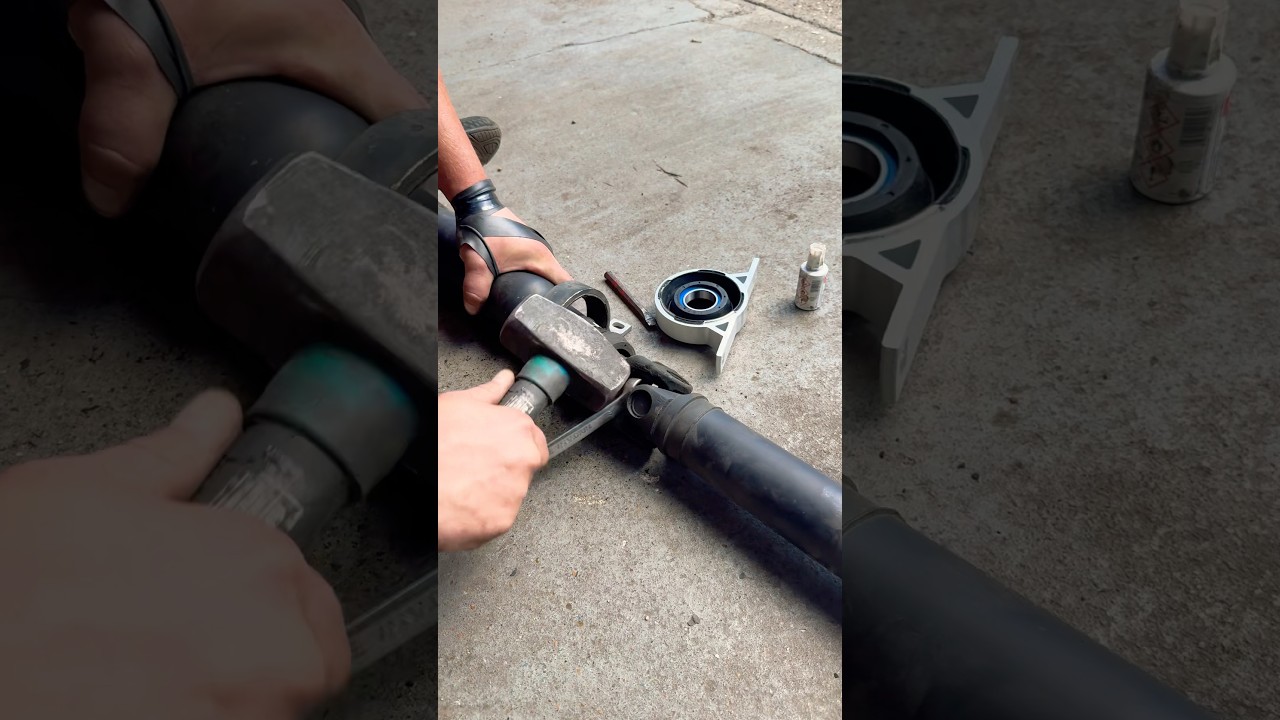 Remove 😅 Centre Bearing Propshaft Broken BMW 5 Series