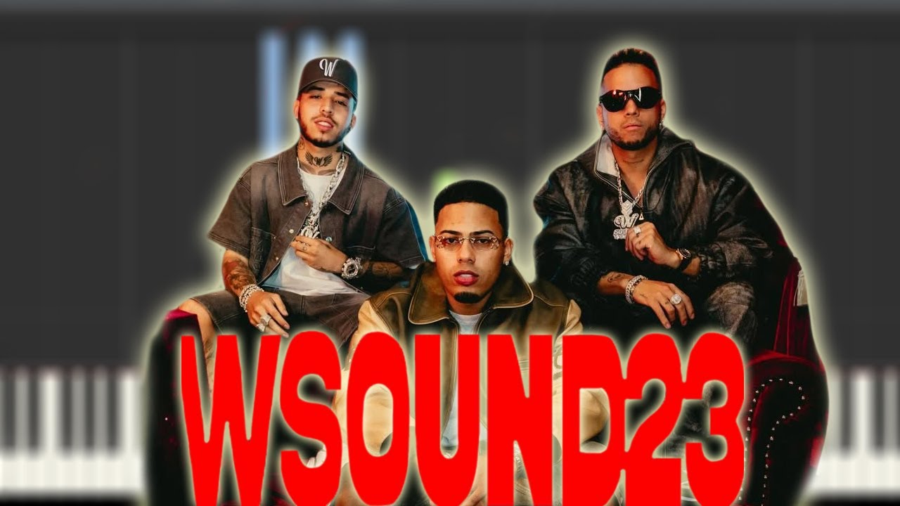 W Sound 23 - 5 Estrellas - Myke Towers, Westcol, Ovy On The Drums | Piano Tutorial / Partitura /MIDI