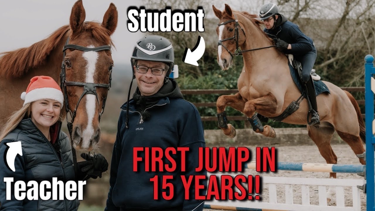 I Teach My Dressage Instructor To JUMP!!!