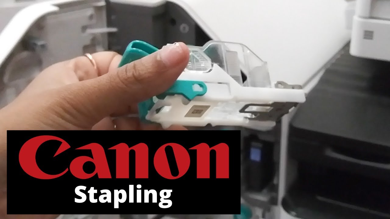 How To Refill the Staples in Your Canon Copier