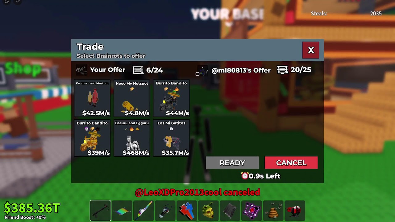 Trading in sab with trade machine!!!
