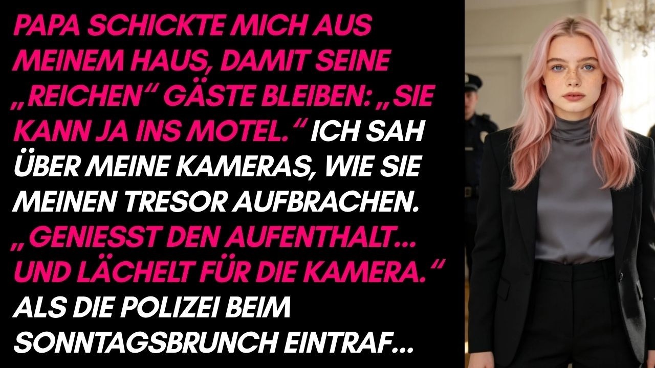Dad ließ „reiche“ Gäste in mein Haus-„Bitte lächeln!“ sagte ich, als die Polizei den Brunch stürmte
