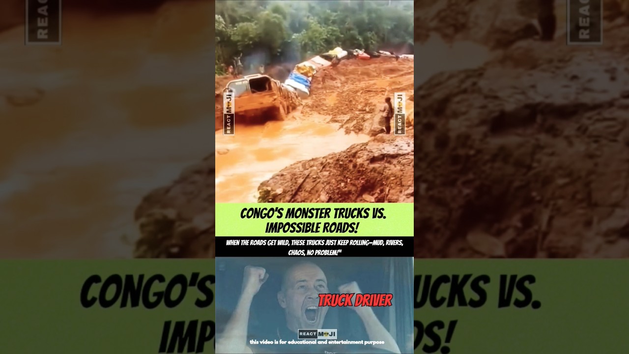 German Trucks vs Congo Roads: Who Survives? 😳💪