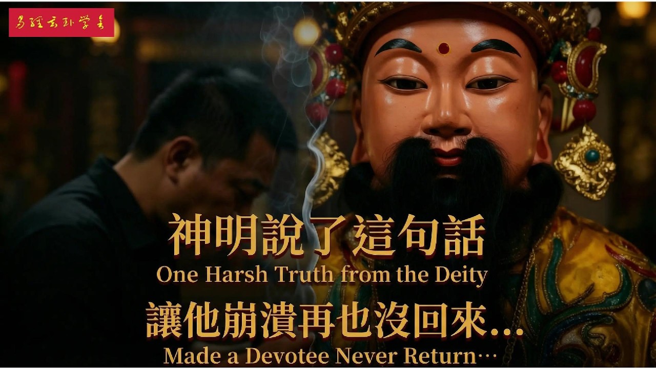 【神明故事】廟裡當義工多年，神明一句話讓信徒崩潰再也沒回來…超扎心因果故事 | One Harsh Truth from the Deity Made a Devotee Never Return…