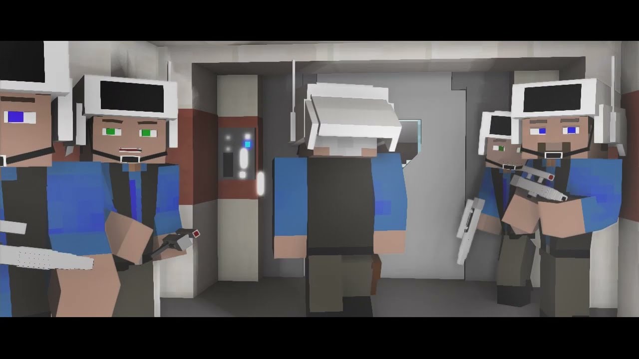 Darth Vader's rage | Star Wars: Rogue One [Ending scene] (Minecraft Fan Animation)