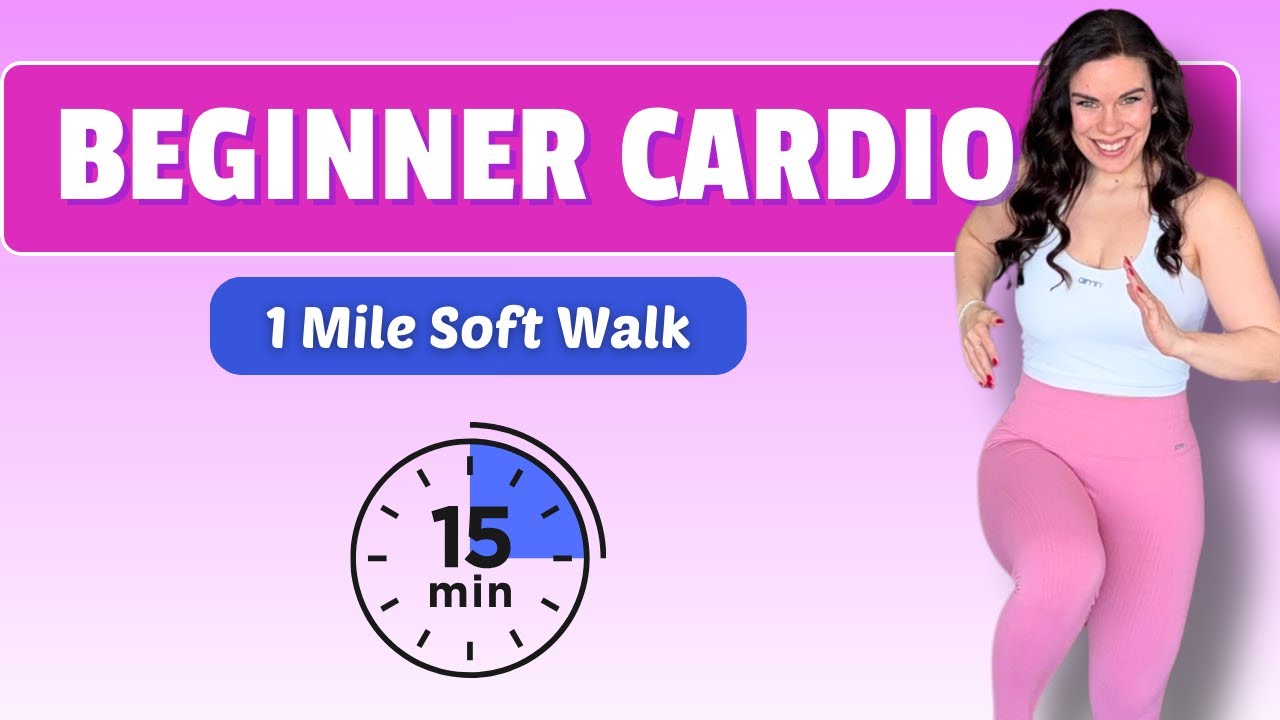 1 MILE Walking Workout Indoors | 15 Min Easy Beginner Cardio (Low Impact)