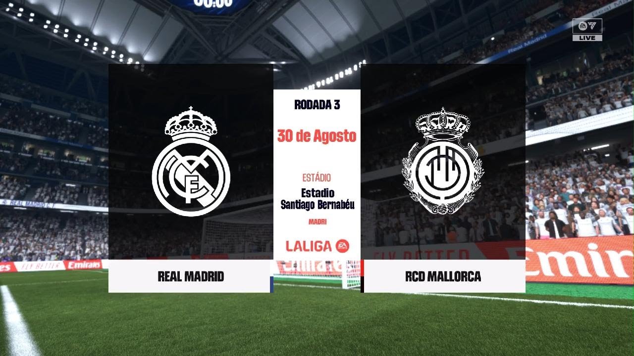 La Liga 25/26 - Rodada 3 - Real Madrid x Mallorca 30/8
