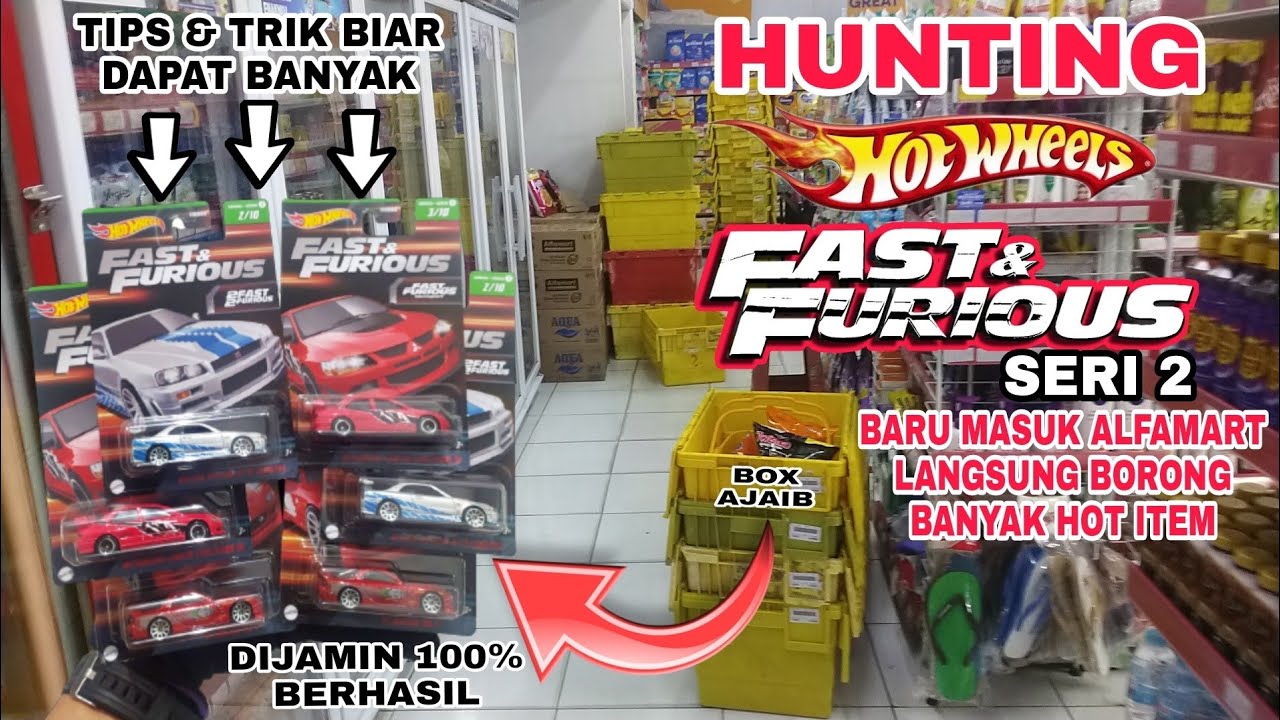 VLOG HUNTING HOT WHEELS FAST AND FURIOUS TERBARU DI ALFAMART SAAT RESTOCK HOKI DAPAT HOT ITEM LANGKA