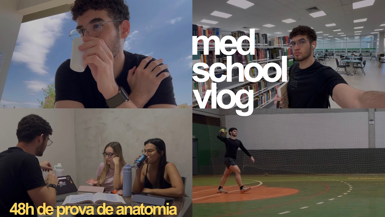 vlog27: sobrevivendo 48h de estudos para prova de anatomia 