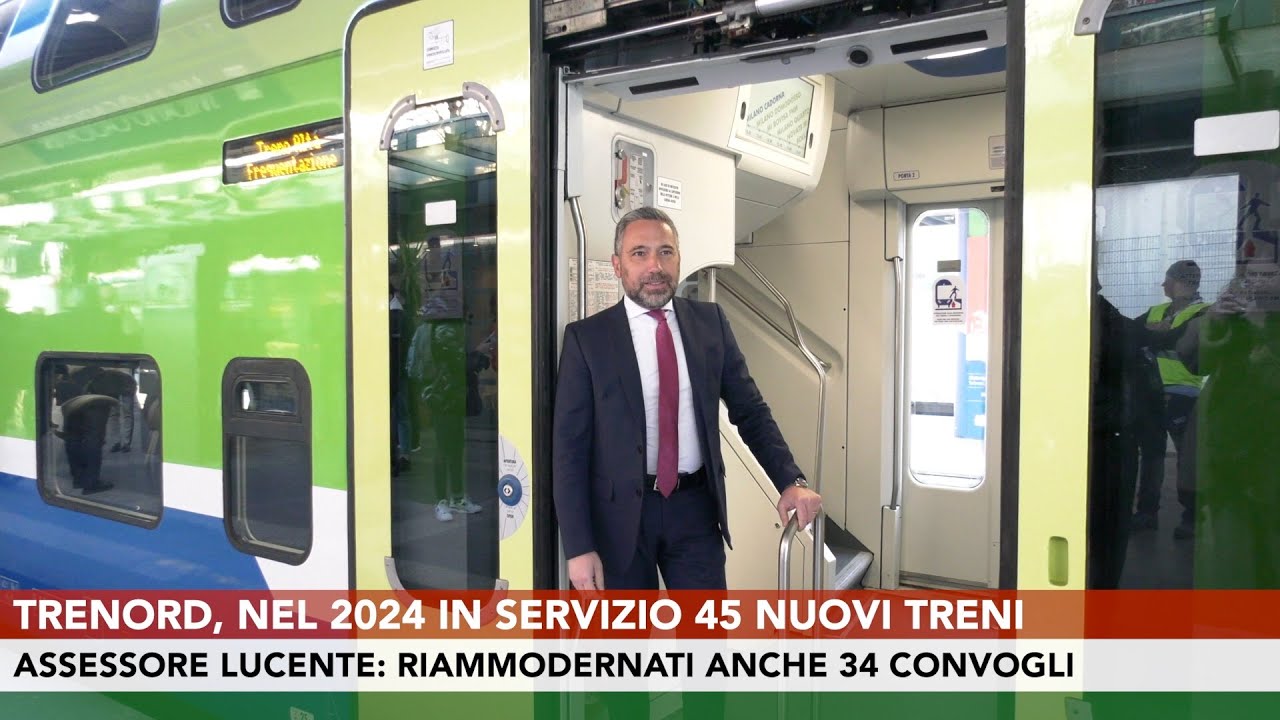 Trenord, nel 2024 in servizio 45 nuovi treni