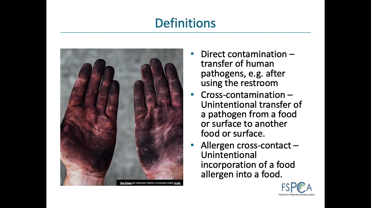 Preventive Control Qualified Individual (PCQI) Training Chapter 3