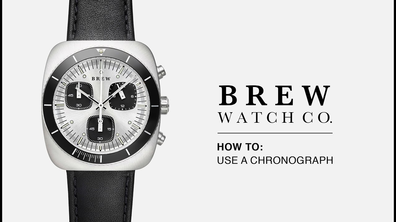 Brew How To - Use A Chronograph