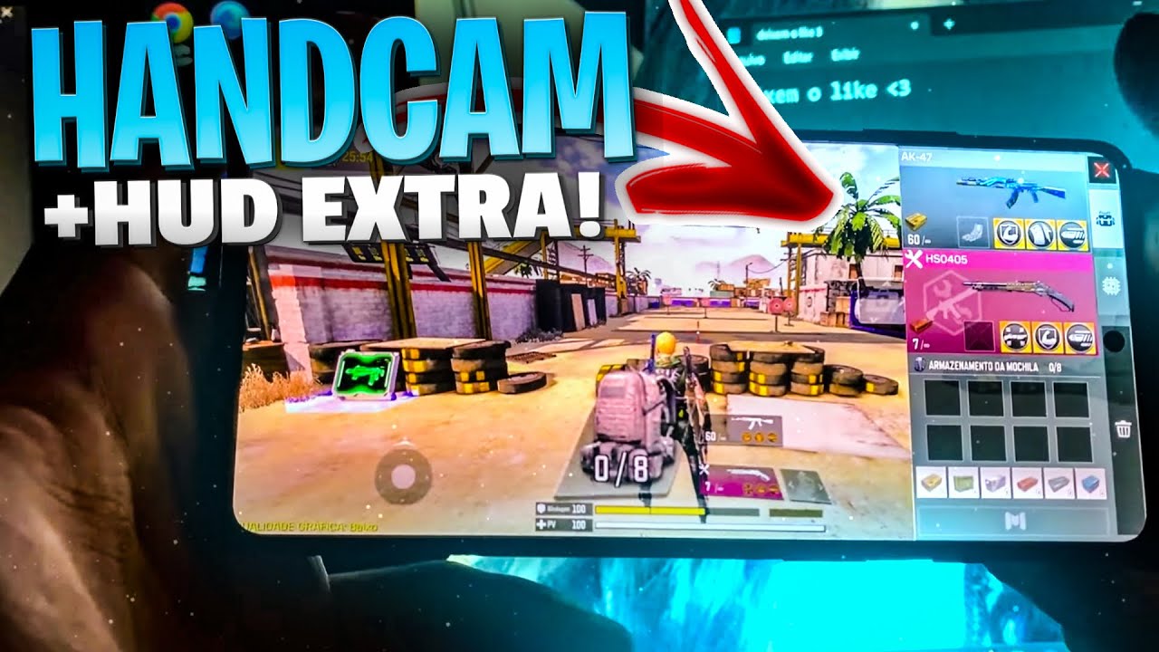 AS 2 MELHORES HUD'S PARA JOGAR DE 12 COD: MOBILE BATTLE ROYALE