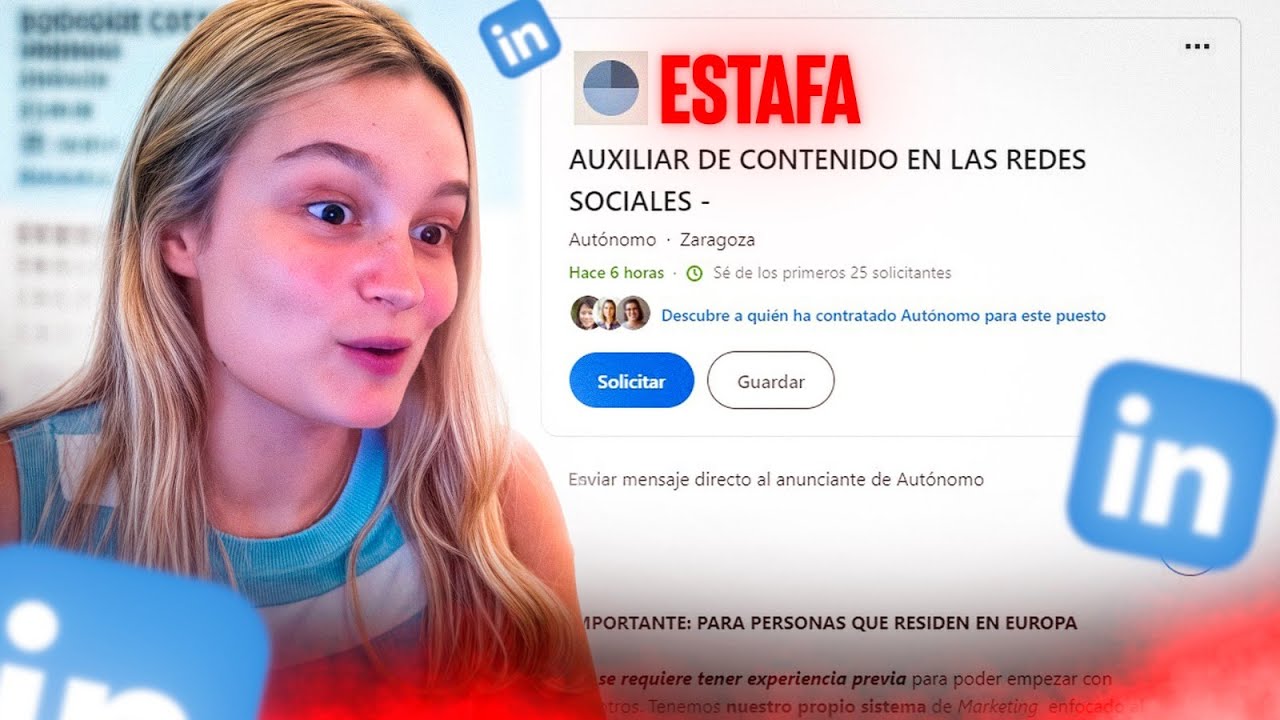 CASI CAIGO EN LA ESTAFA DE LINKEDIN