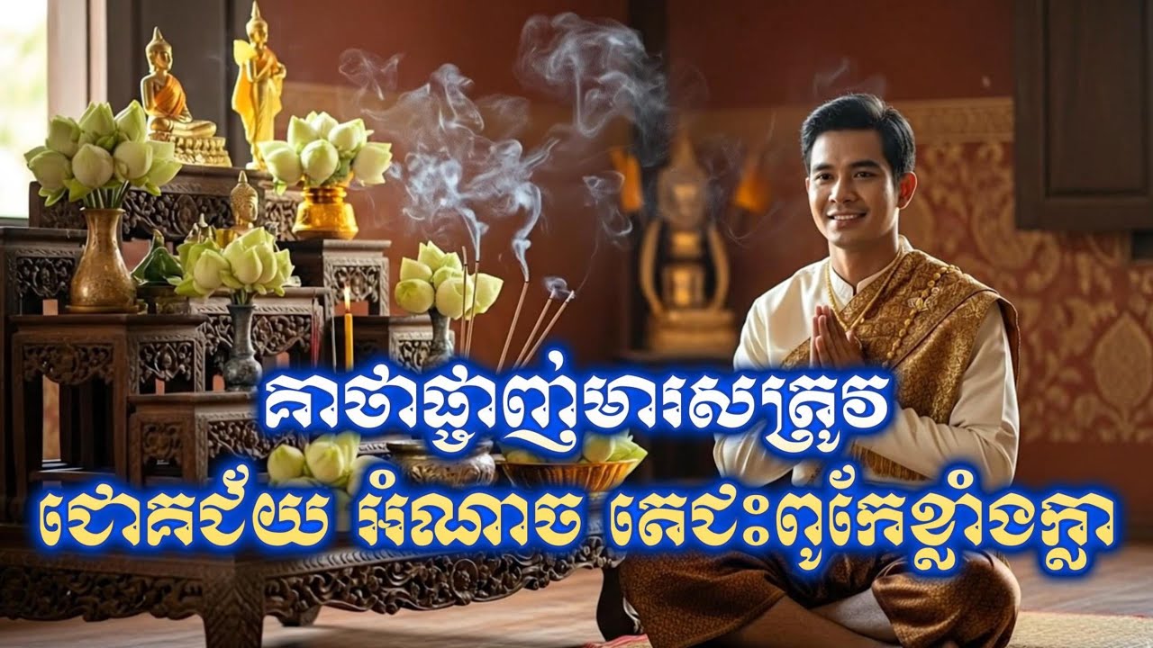 គាថាផ្ចាញ់មារសត្រូវជោគជ័យអំណាចតេជះពូកែខ្លាំងក្លា | Khmer Old Magic