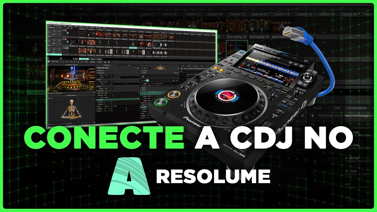 Como controlar o Resolume com a CDJ
