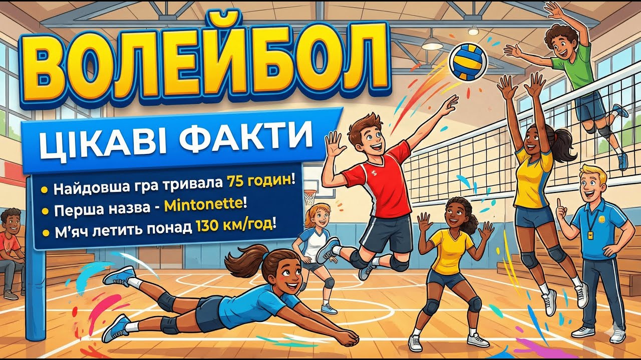 Волейбол цікаві факти