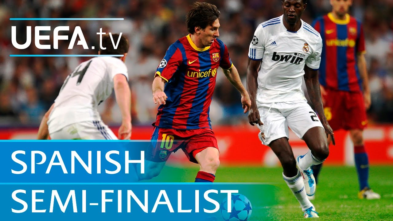 Classic all-Spanish semi-finals featuring Messi, Zidane & Mendieta