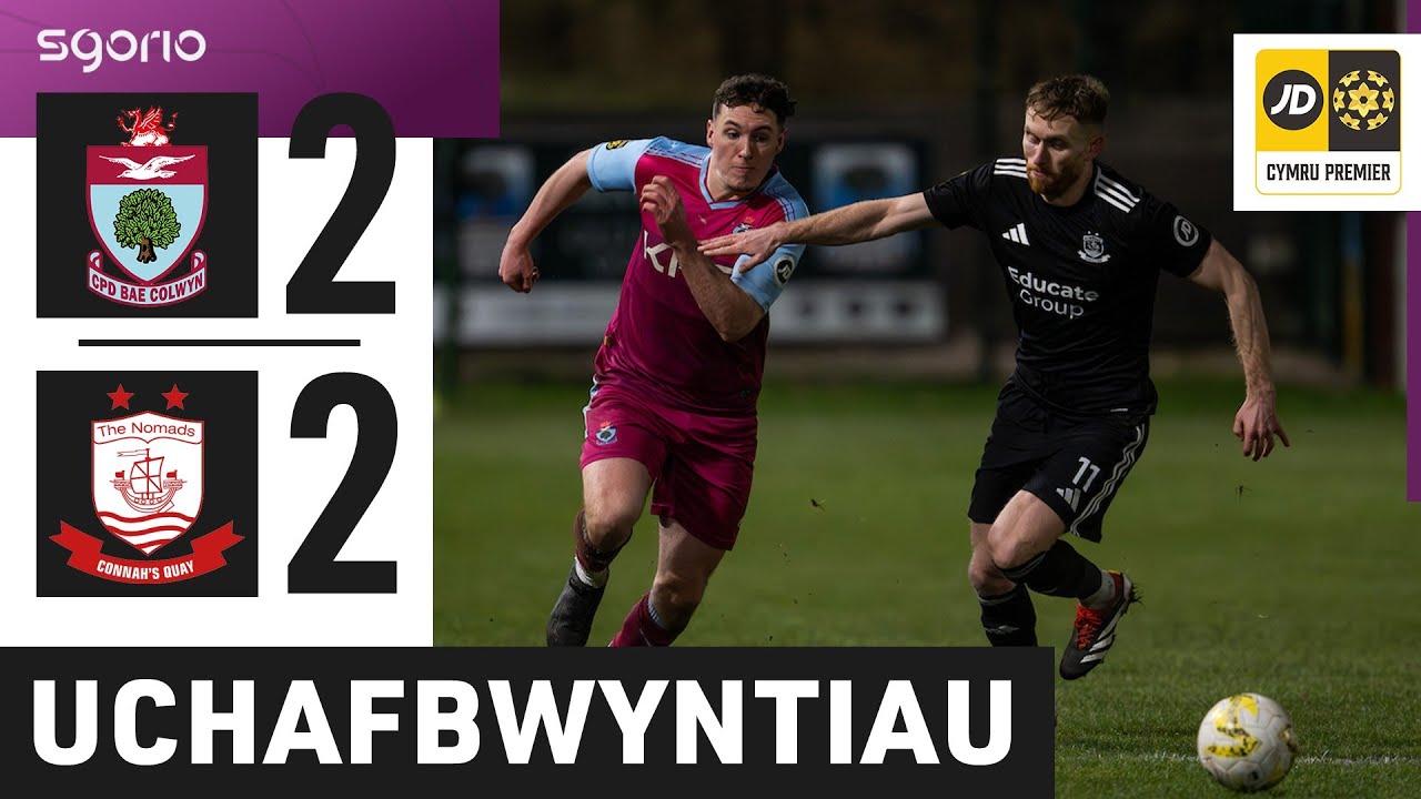 Uchafbwyntiau | Highlights: Bae Colwyn 2-2 Cei Connah | Cymru Premier JD