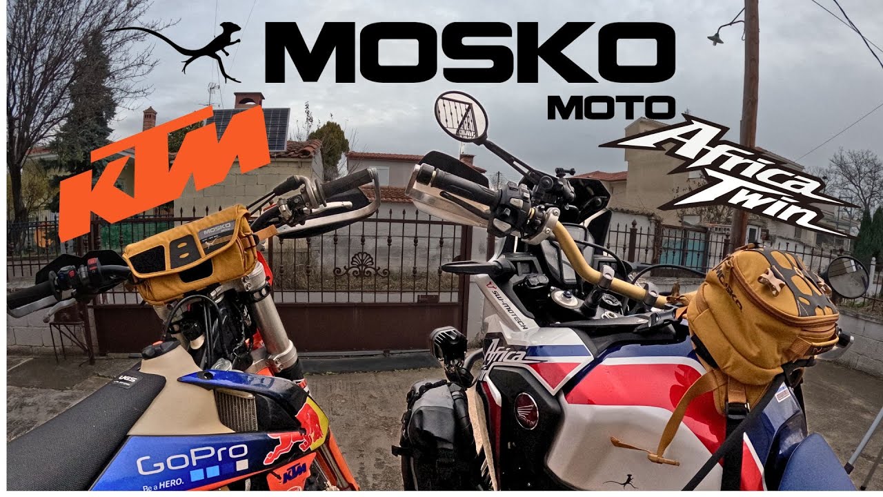 MOSKO MOTO .. [Gnome Tank Bag]-[Gnat Handlebar Bag]