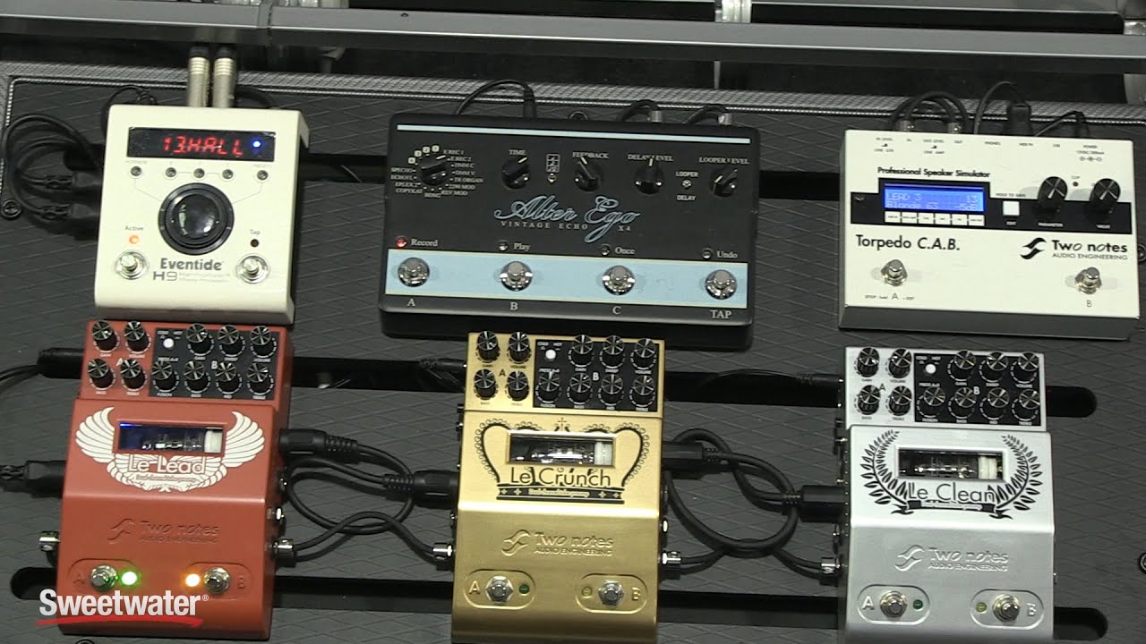 Winter NAMM 2016: Two Notes Le Clean, Le Crunch, and Le Lead Preamp Pedals