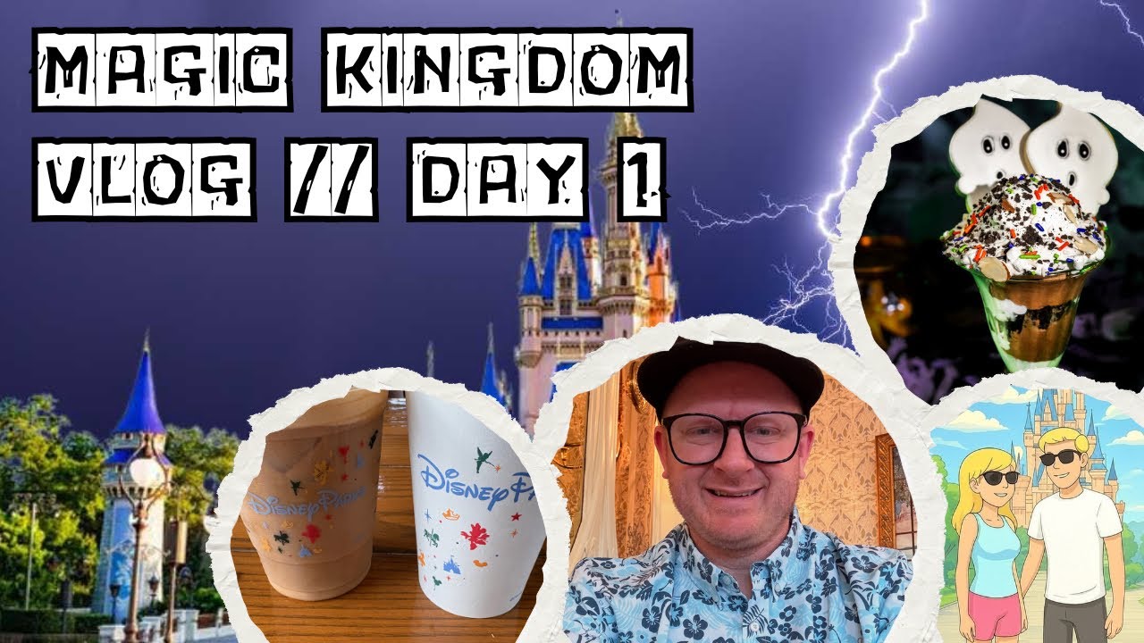 Wild Thunderstorms Hit Magic Kingdom !! // DISNEY WORLD VLOG // Day 1 🏰 ✨