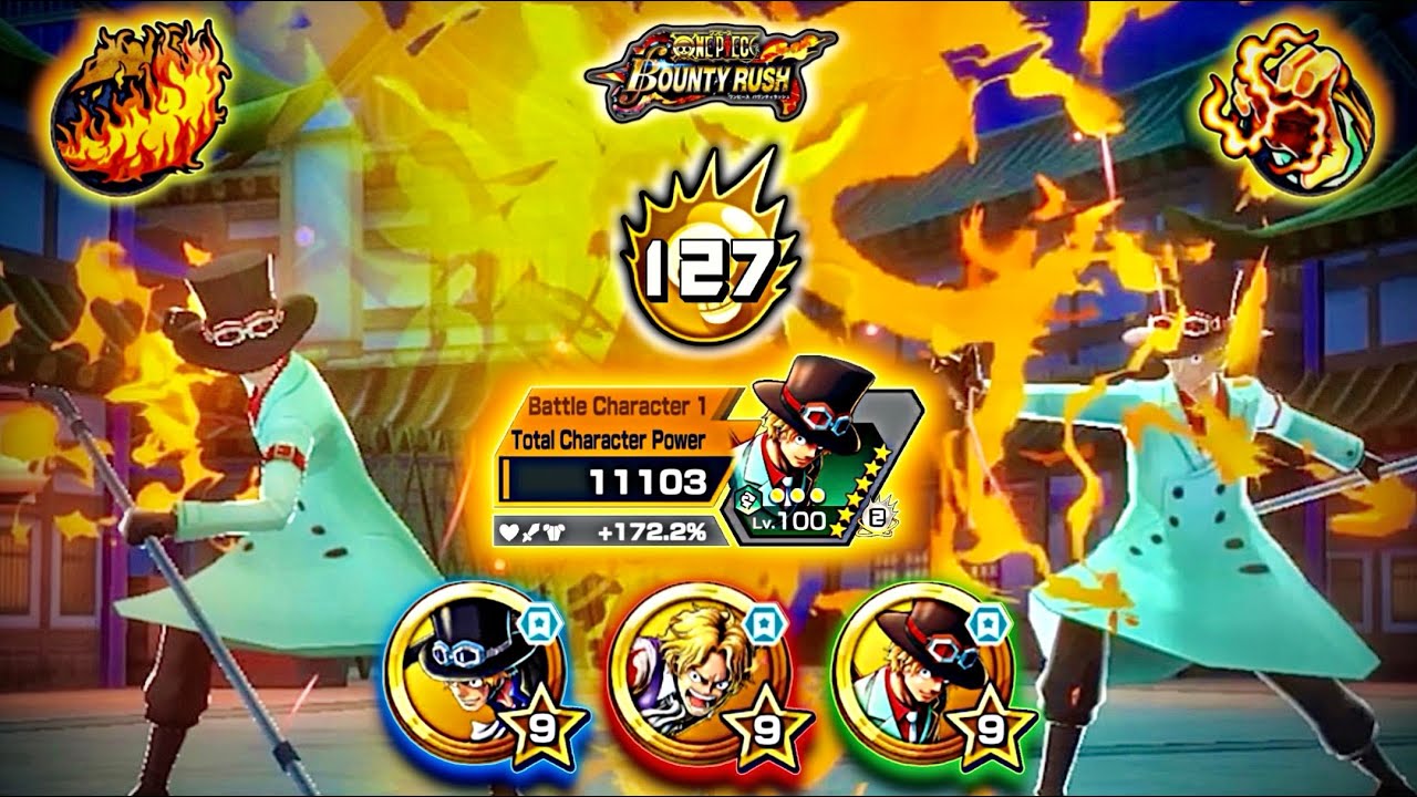 Stampede Sabo with [Triple Sabo Medal Set] Showcase | One Piece Bounty Rush