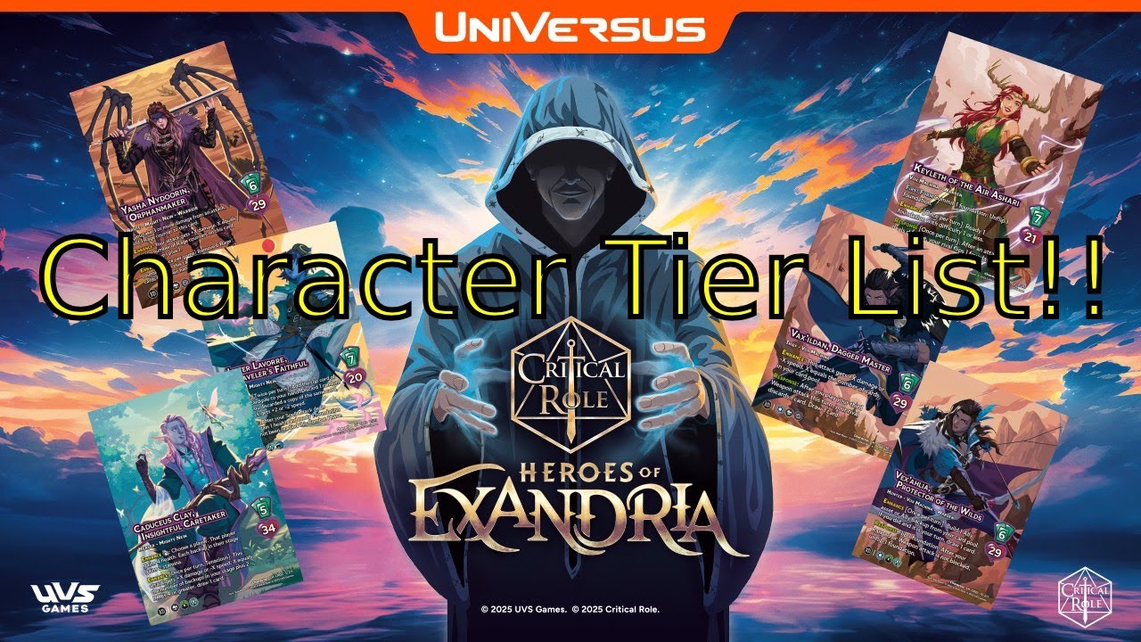 UniVersus: Heroes of Exandria Excitement List