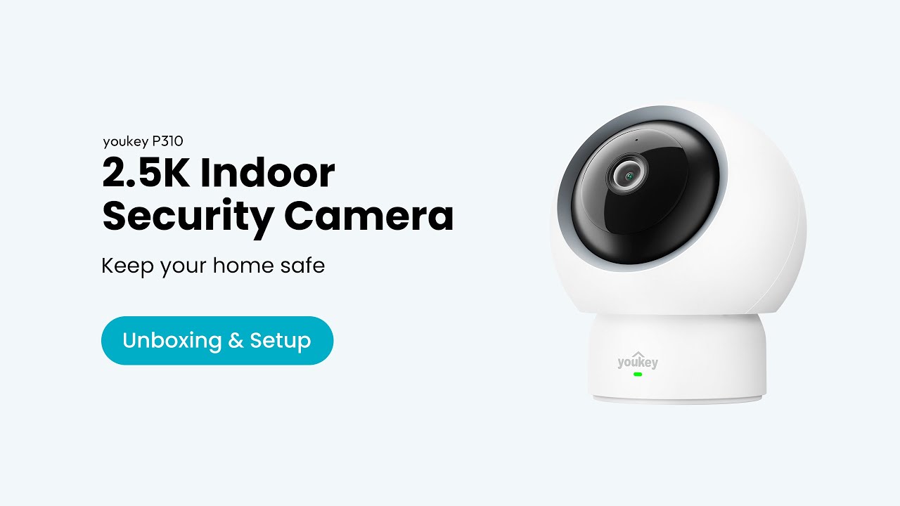 youkey P310 Indoor Security Camera Unboxing & Setup
