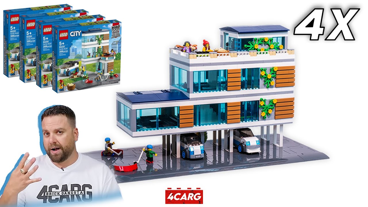 Family House MOC - LEGO Set #60291 - City EXPANSION - V2.0
