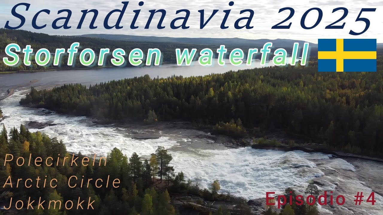 Scandinavia 2025 - Ep.4: Storforsens, Circolo Polare Artico di Jokkmokk e Jukkasjärvi