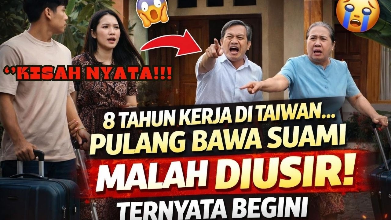 8 Tahun Kerja di Taiwan… Pulang Bawa Suami Malah Diusir Orang Tua!