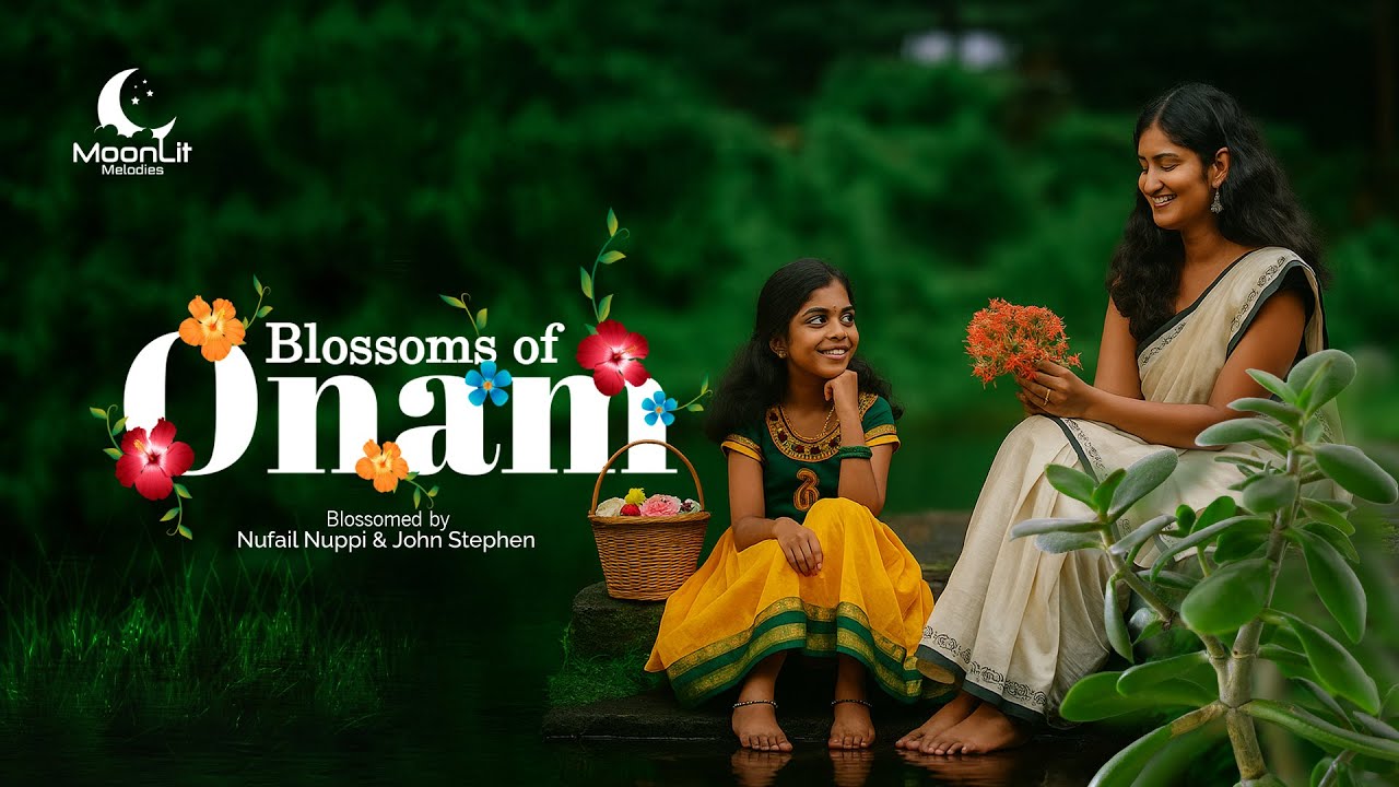 Blossoms of Onam🌸 | A Joyful Malayalam Onam Song | Moonlit Melodies