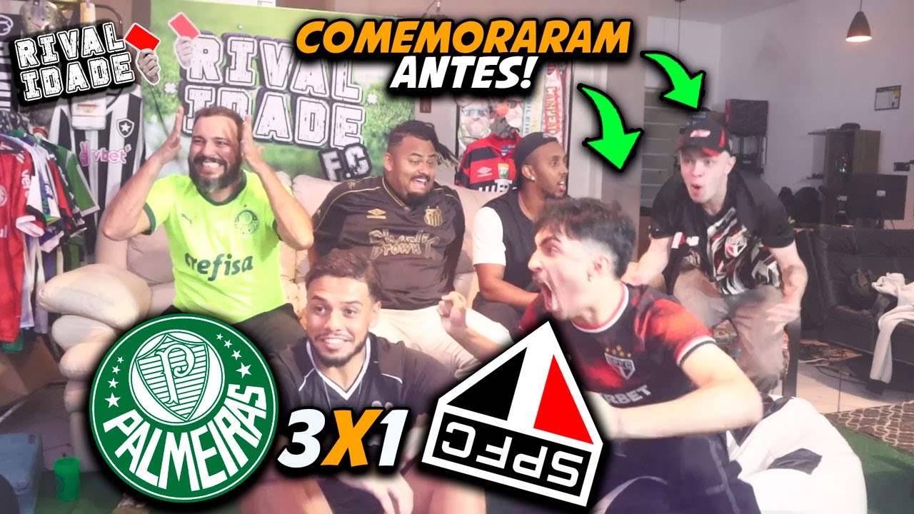 React Palmeiras 3x1 São Paulo | Melhores momentos | Gols | Paulistão