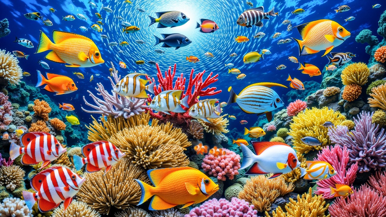 Uspokajająca muzyka fortepianowa na stres i lęk 🐠 Delikatne dźwięki oceanu i rafy koralowej dla ...