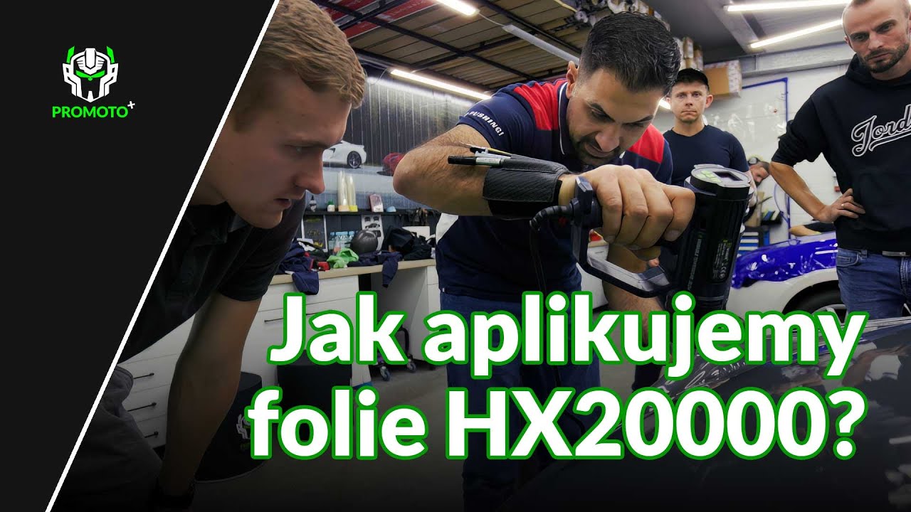 ZOBACZ jak aplikujemy folie Hexis HX20000 &ndash; Klienci Testują na Szkoleniu Hexis Basic!