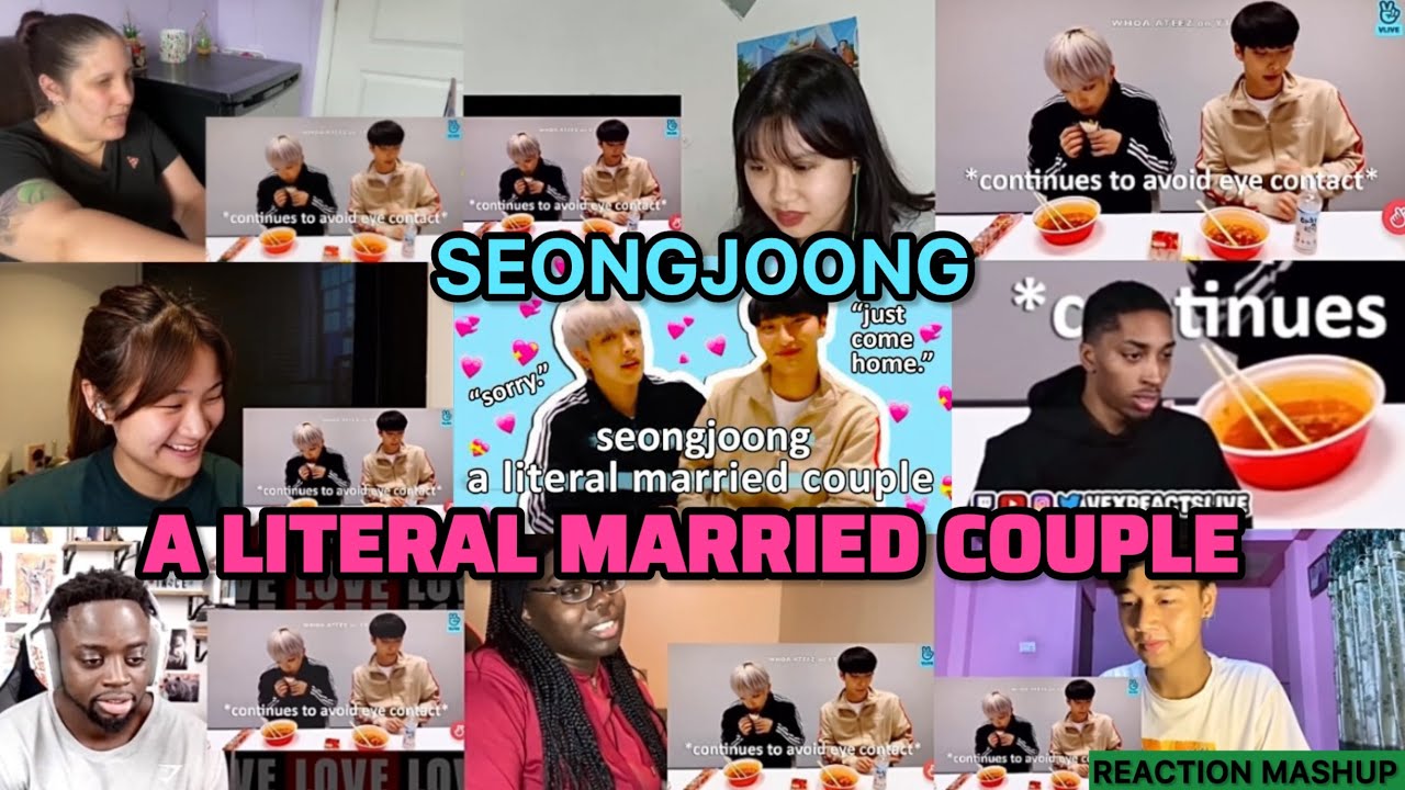 Seongjoong, a married couple | REACTION MASHUP