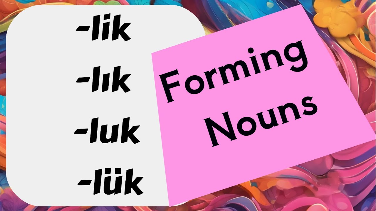 Master the Turkish Suffix “-lik / -lık / -luk / -lük”! | Meanings, Examples #basicturkish