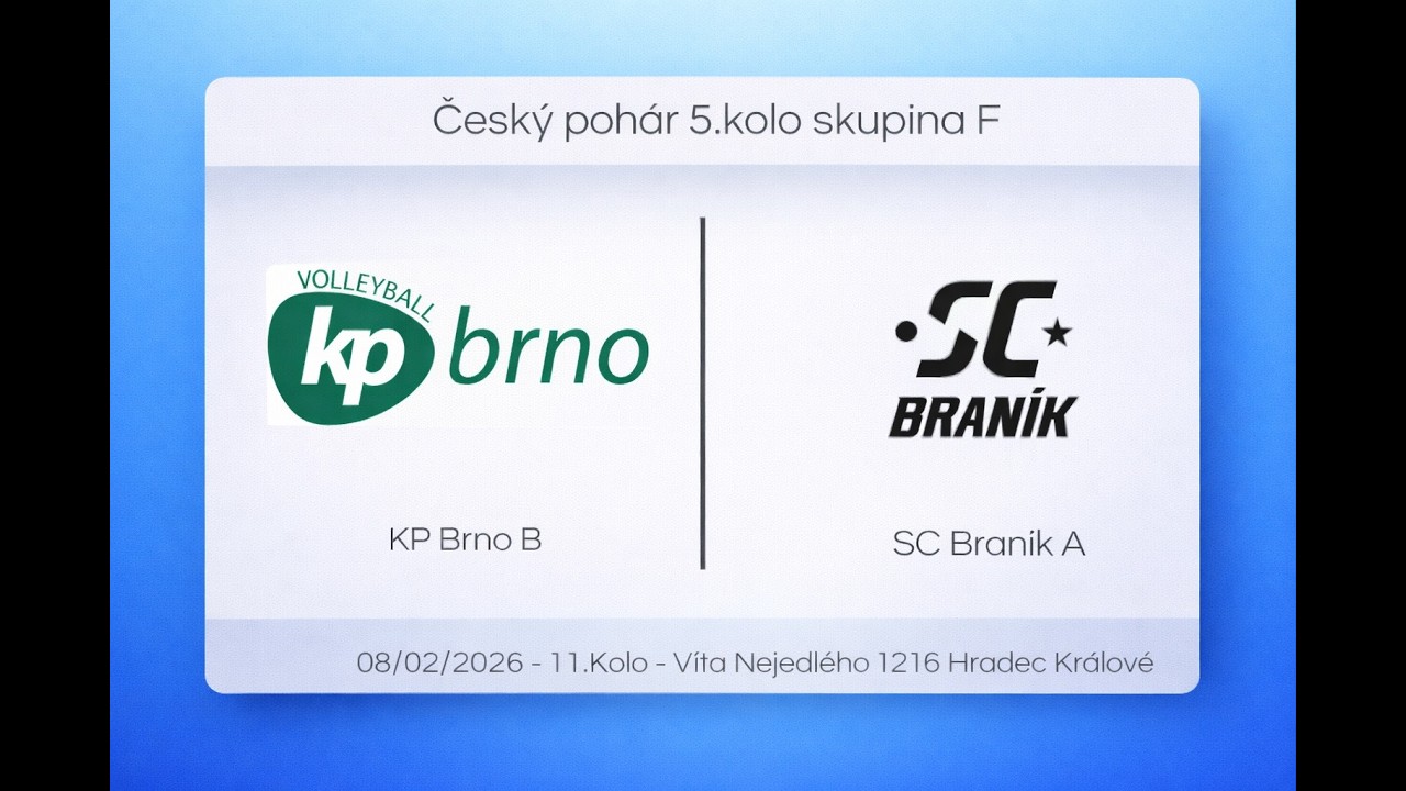 CP-U16Z: Královo Pole Brno B x SC Braník A