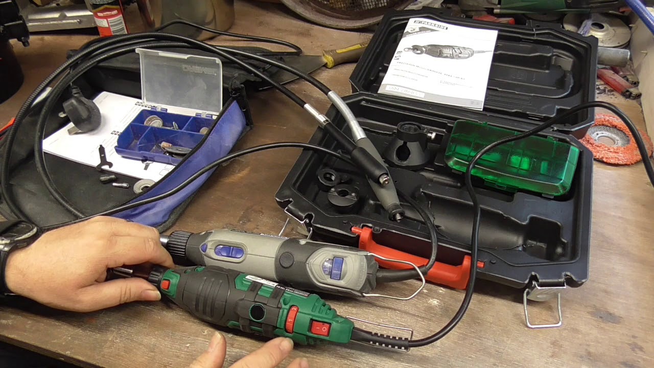 Dremel & Parkside multi tool comparison.