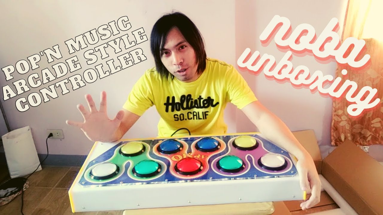DJ DAO Pop'n Music Arcade Style Controller Unboxing / First Hand Impressions / 0 SKILL LEVEL