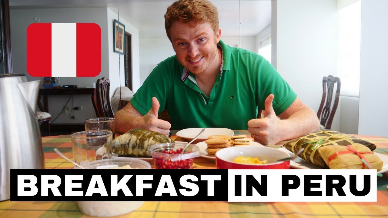 Eating Peruvian Breakfast at Home in Lima, Peru 🥐☀️ Humitas, Tamales, Lucuma, Cherimoya & More! 🇵🇪😋🍴