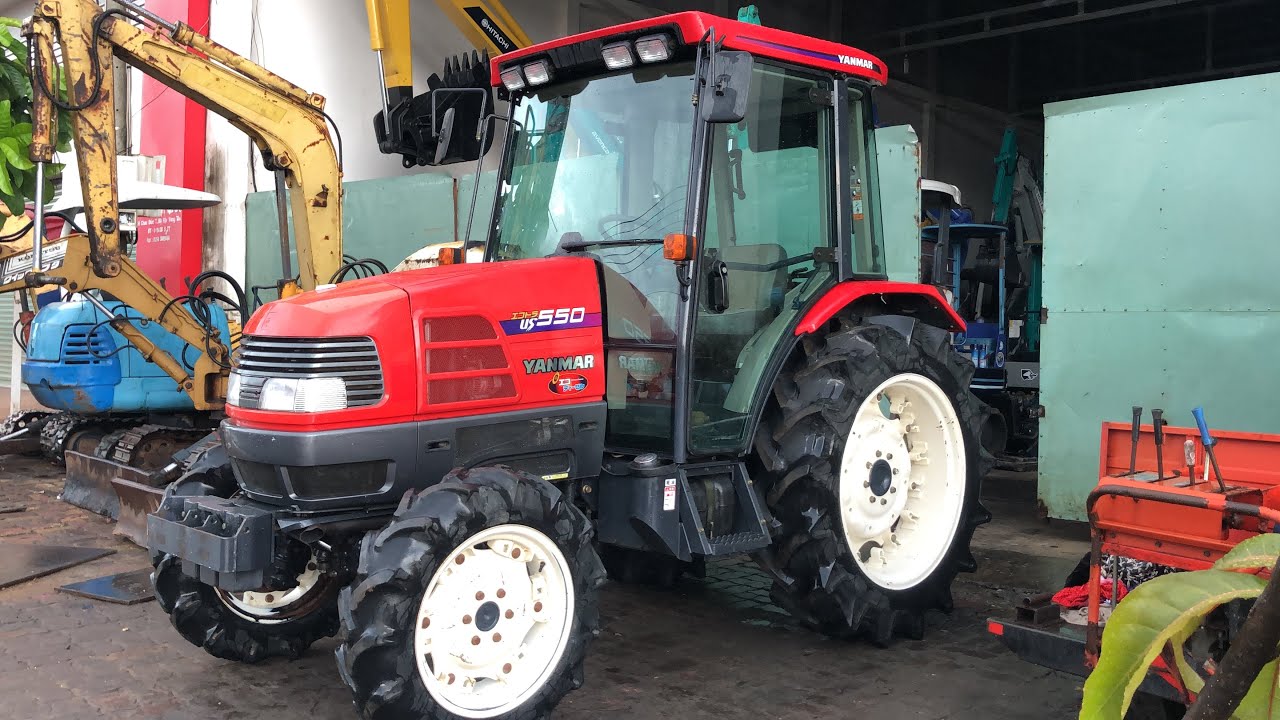 Siêu Phẩm Máy Cày Yanmar US 550 | Ca bin | Máy Lạnh : Cửa Hàng Nông Ngư Cơ Nguyễn Văn Châu