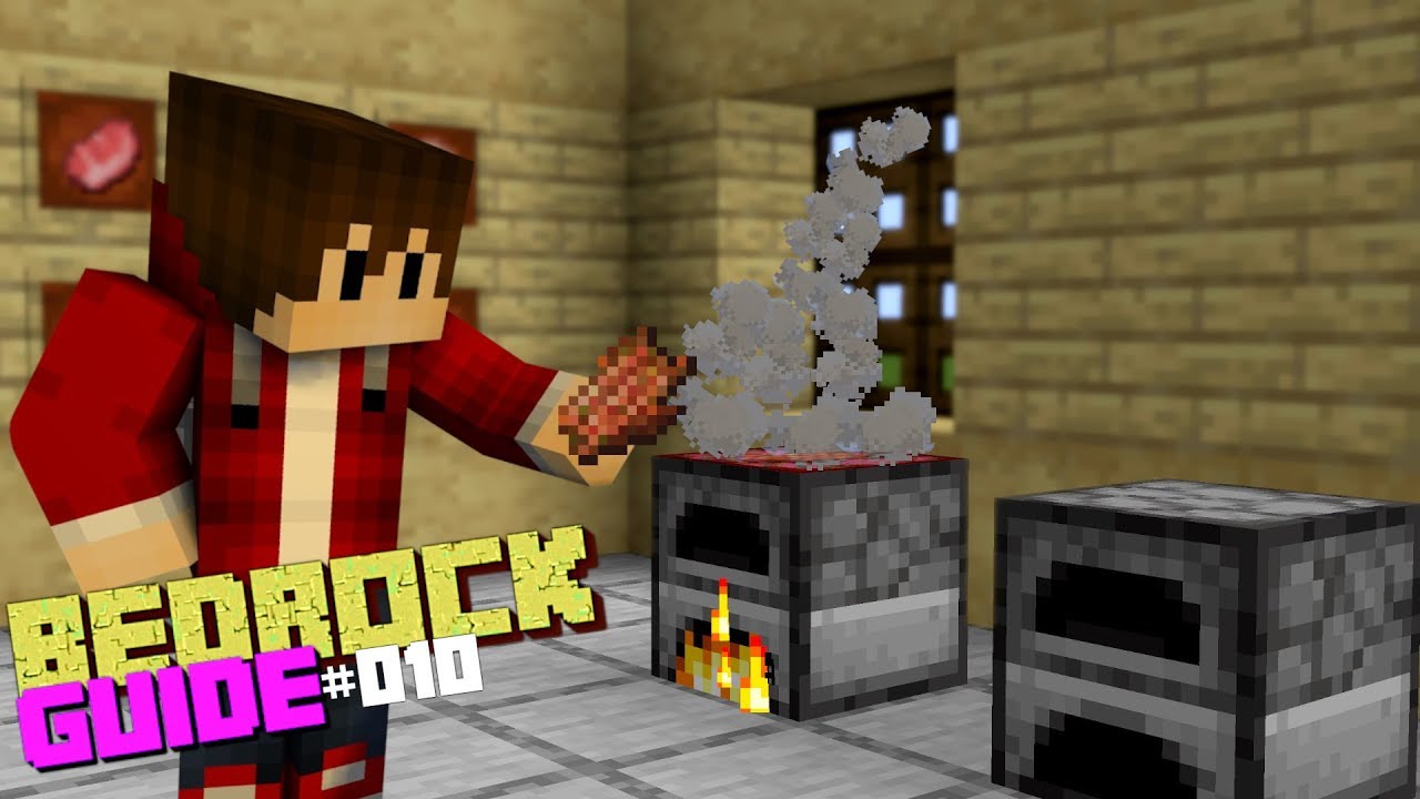 Wie baut man einen automatischen Ofen mit Signal Minecraft | Minecraft Bedrock Guide | LarsLP