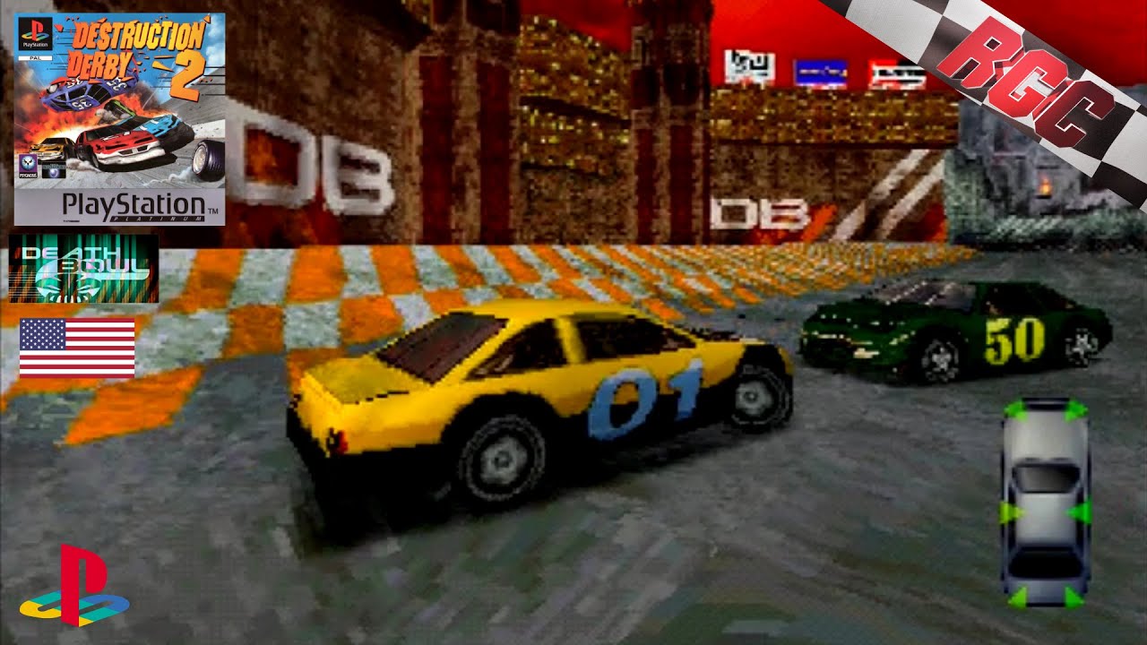 Destruction Derby 2 - Destruction Derby | Pro | Death Bowl | PlayStation/PS1/PSX HD