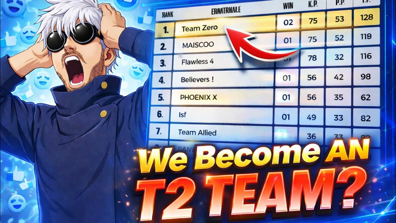 We Are Now T2 Team 🔥 | Official Promotion or Not? 🤔 | Tournament Match Highlights 💥